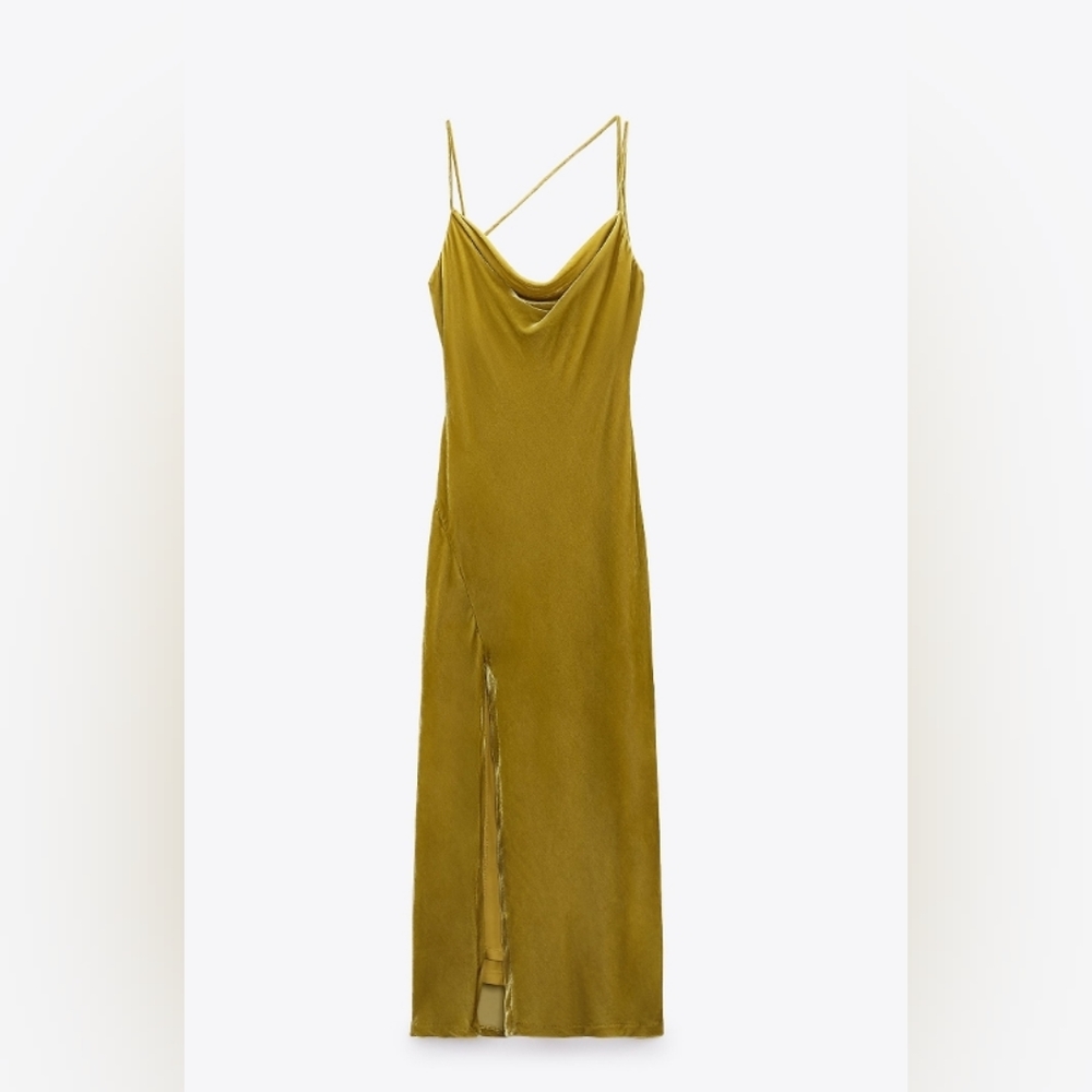 Zara maxi Velvet dress